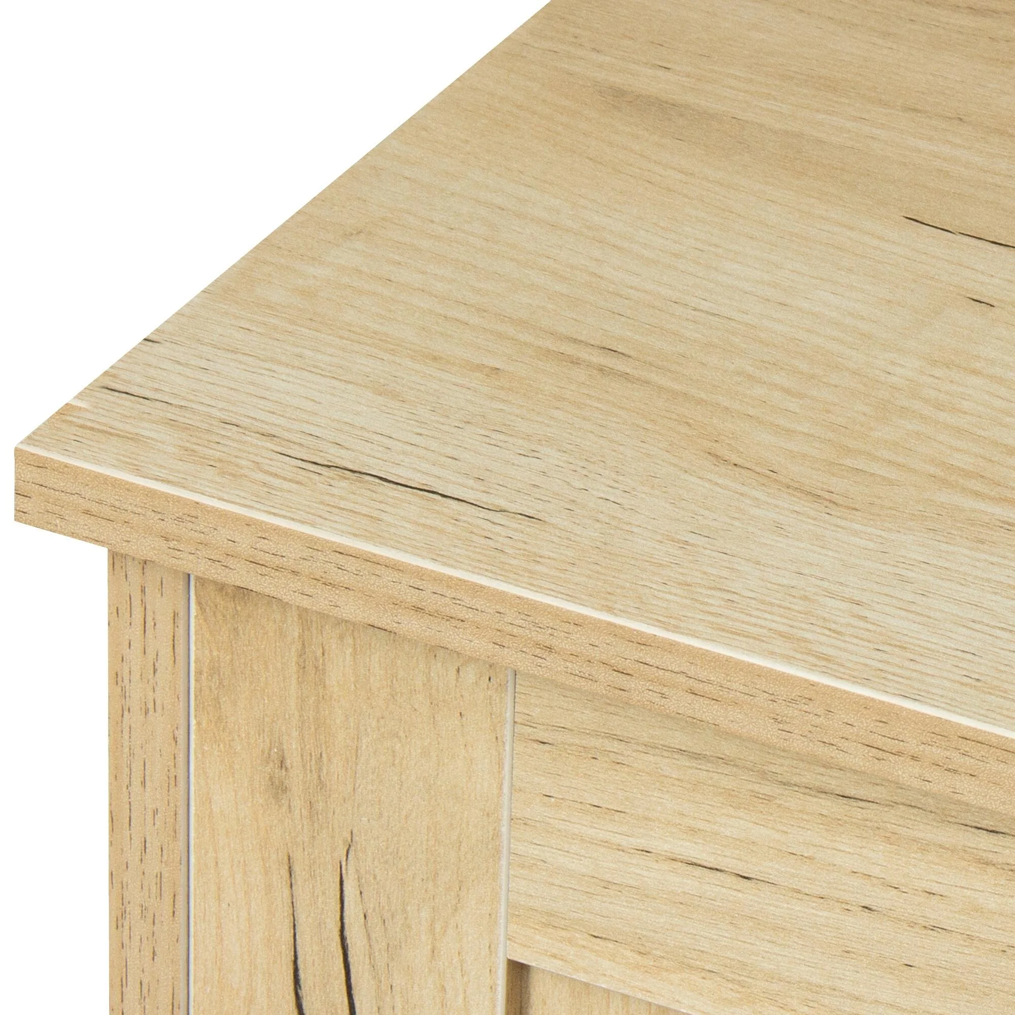 Nestfair  Modern Wood Buffet Sideboard Console Table with 2 doors Oak