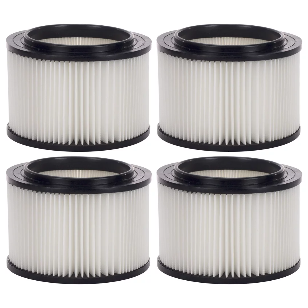 4 Pack Replacement Filters 9-17810 Compatible with Shop Vac Craftsman 17810, Fits 3 to 4 Gallon Wet/Dry Vacs