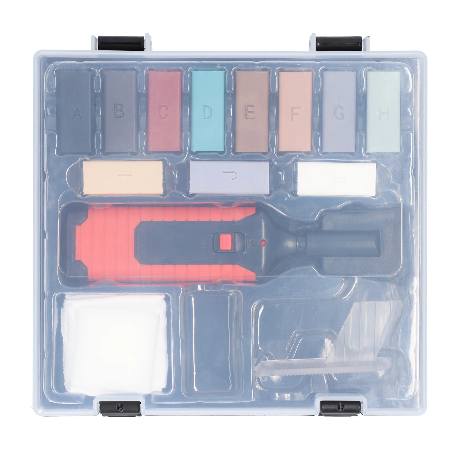Docooler Ceramic Tile Repairing Tool Set Multifunction DIY Repairing Tool Set Household Home Tools Convenient Labor Saving Scratch Repairing Crack Fill Tile Surface Repairing Tool Set with 11 Wax Bar