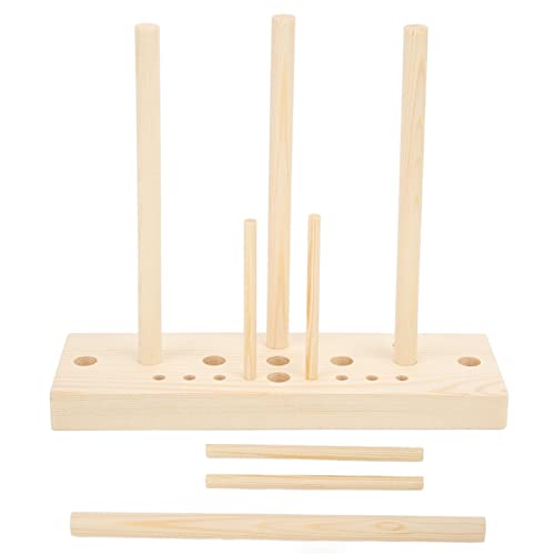 Wooden Ribbon Bow Maker Kit, Adjustable Hand Bow Making Tool with Board Sticks Decorating