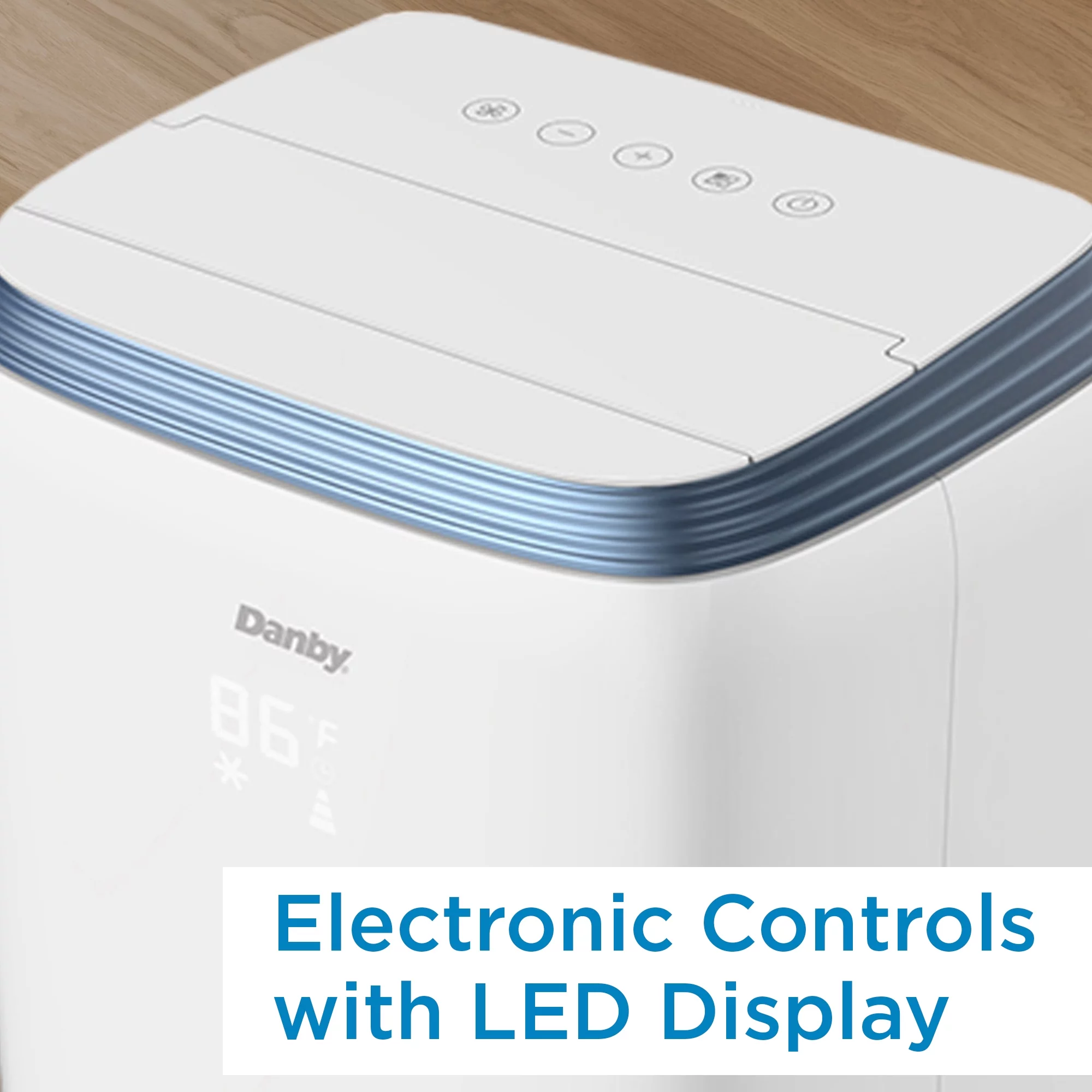 Danby DPA080HE3WDB-6 12,500 BTU (8000 SACC) Portable AC in White