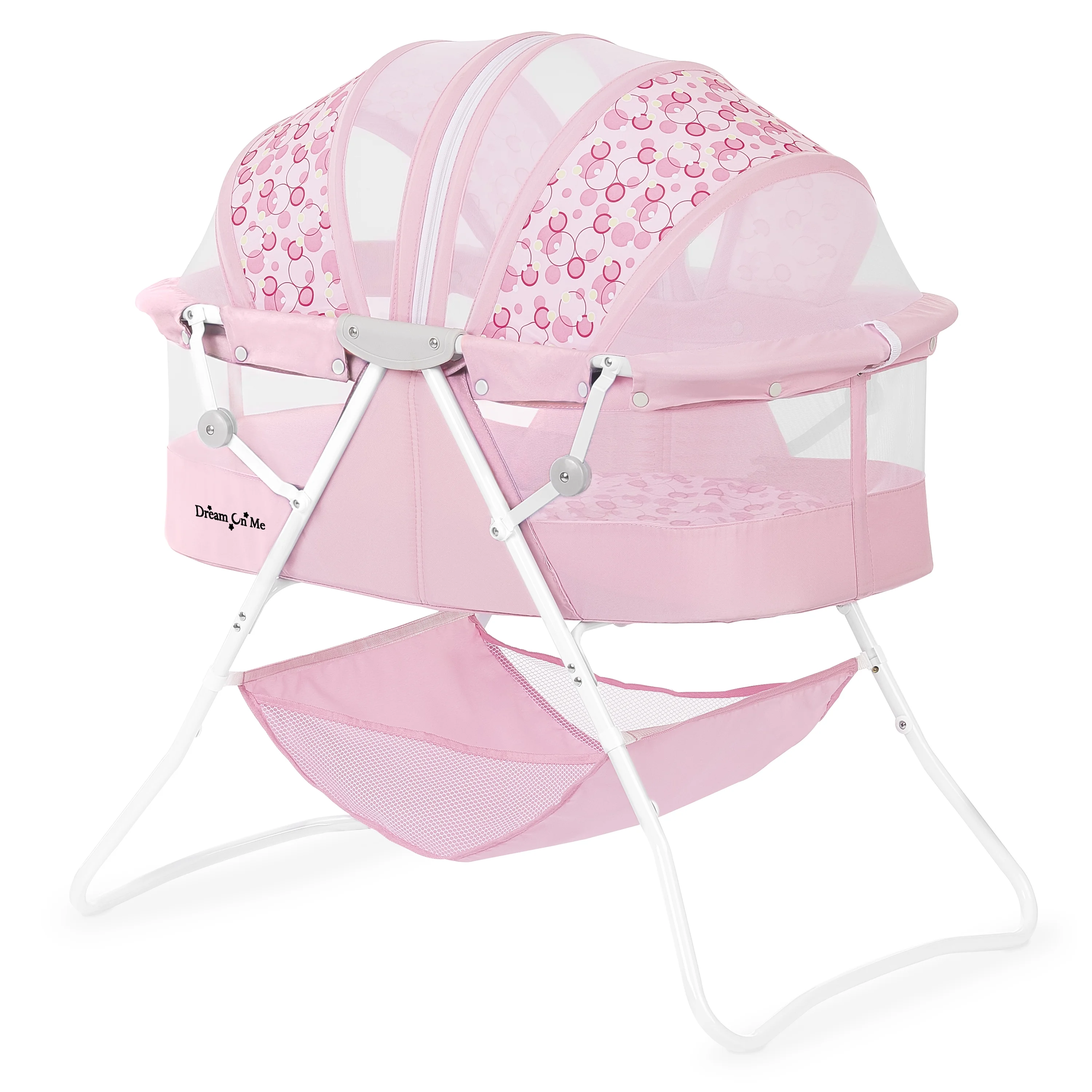 Dream On Me Karley Bassinet in Pink