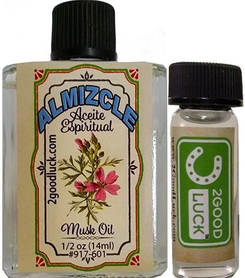 Musk, Spiritual Oil With 1 Dram Perfume Set for Magic and Rituals. Aceite Espiritual Almizcle Para Rituales Y Magia.