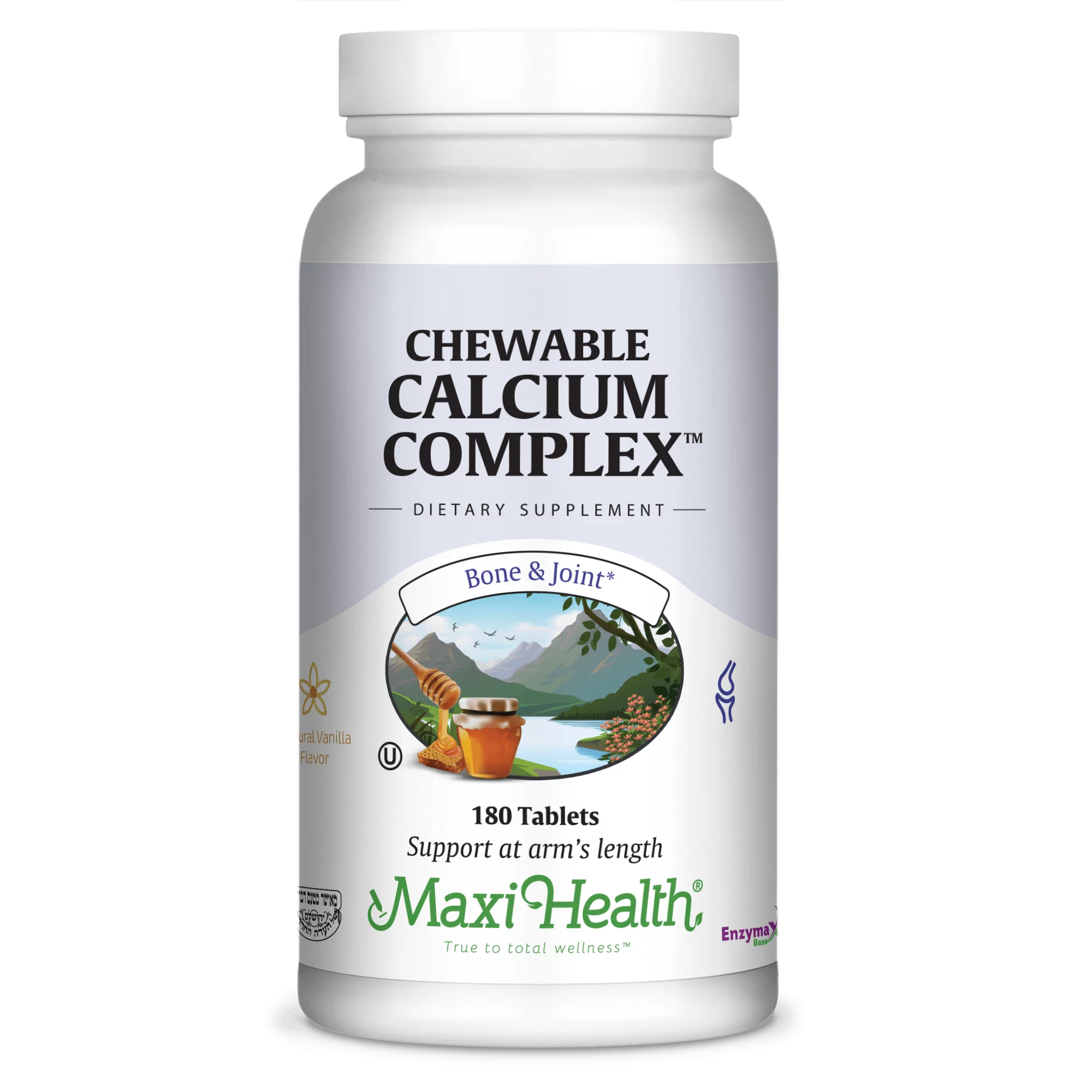 Maxi Health Chewable Calcium Complex Tablets, 180 Ct