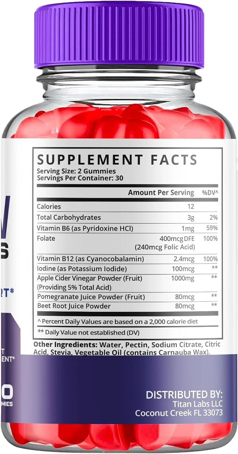 (1 Pack) Ketocalm Nutrition Keto ACV Gummies - Apple Cider Vinegar Supplement for Weight Loss - Energy & Focus Boosting Dietary Supplements for Weight Management & Metabolism - Fat Burn - 60 Gummies