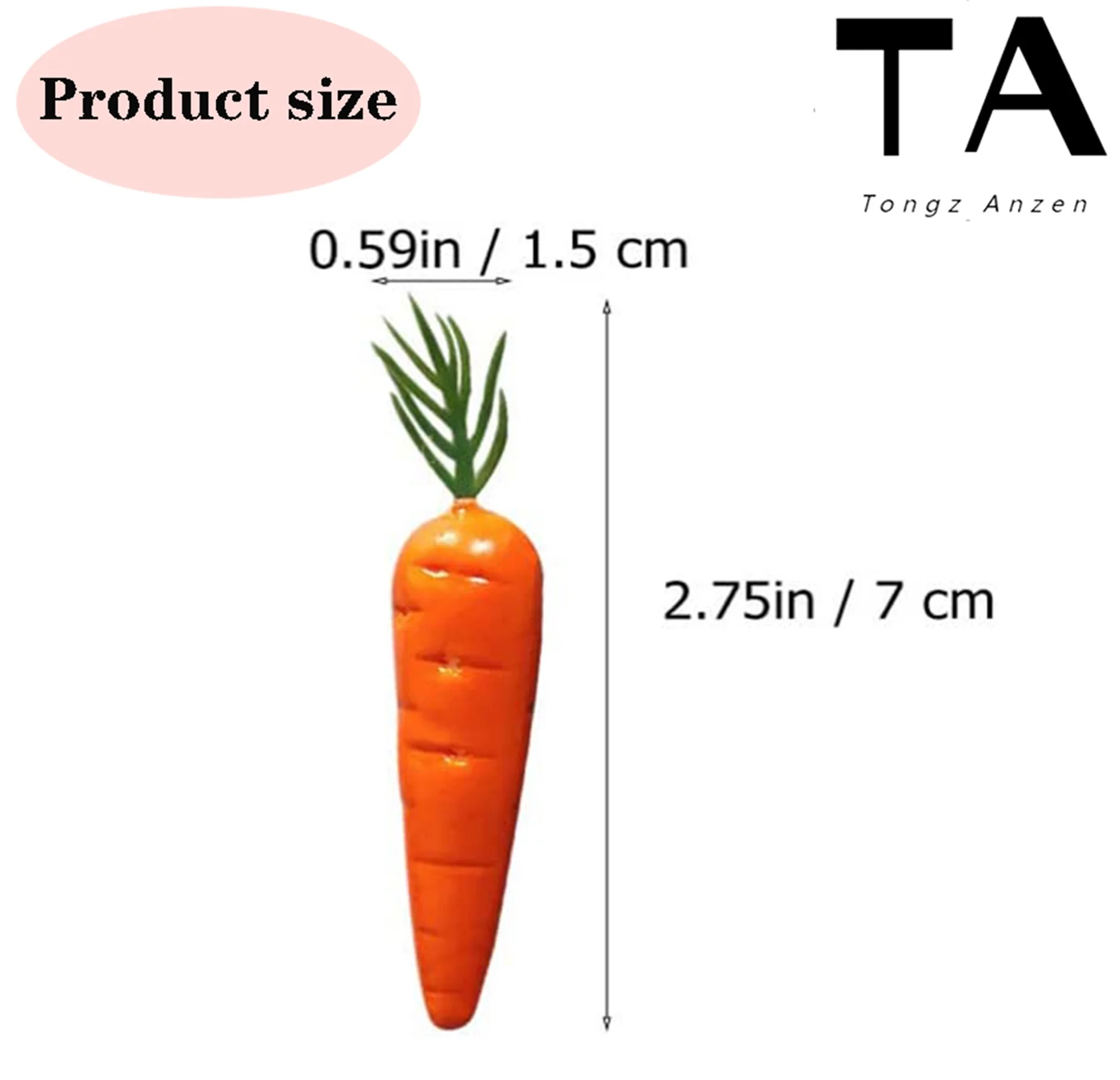 Mini Carrots for Crafts