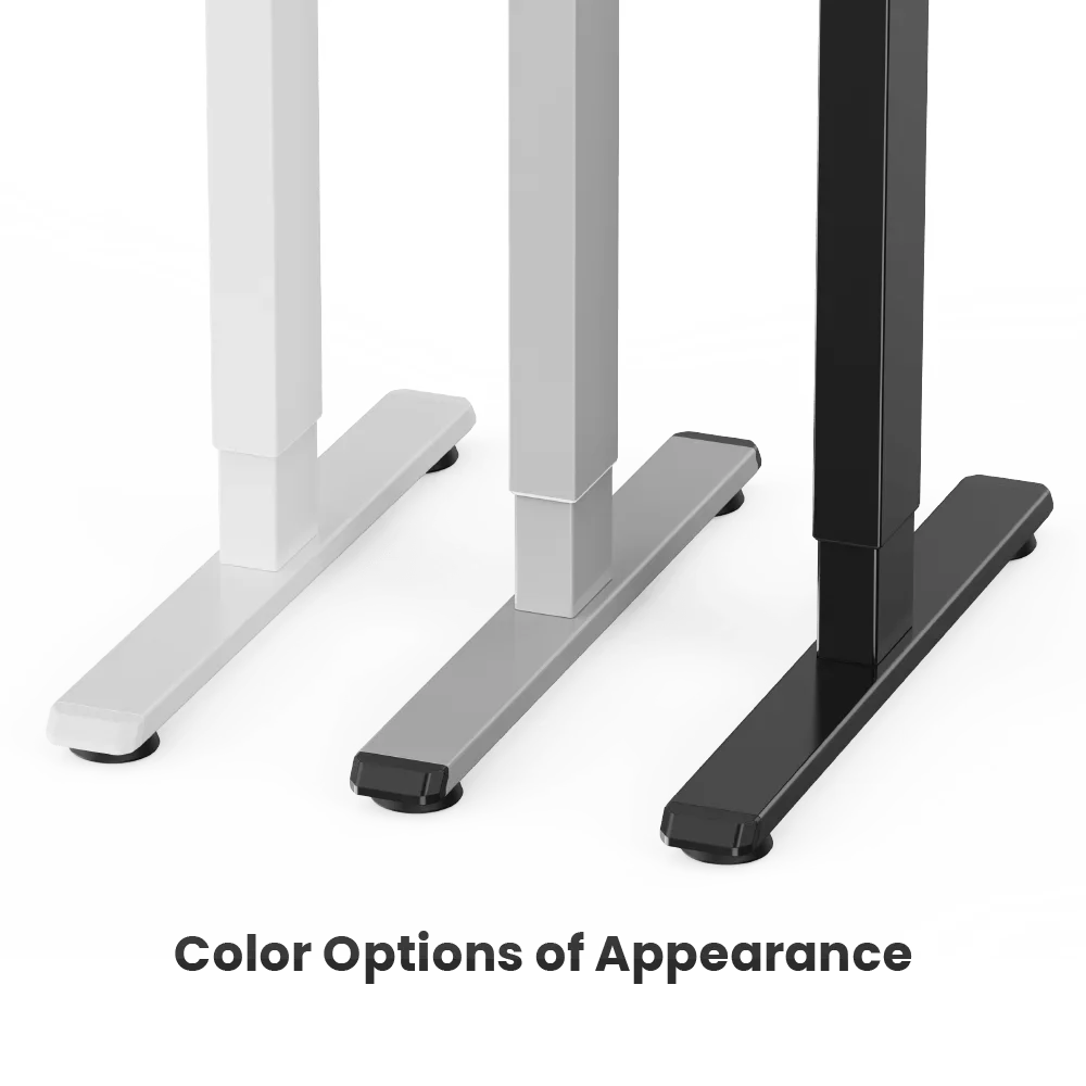 Modern Home Office Furniture Height Adjustable Smart Ergonomic White Small Electric Single Motor Computer Study Table Stand Desk