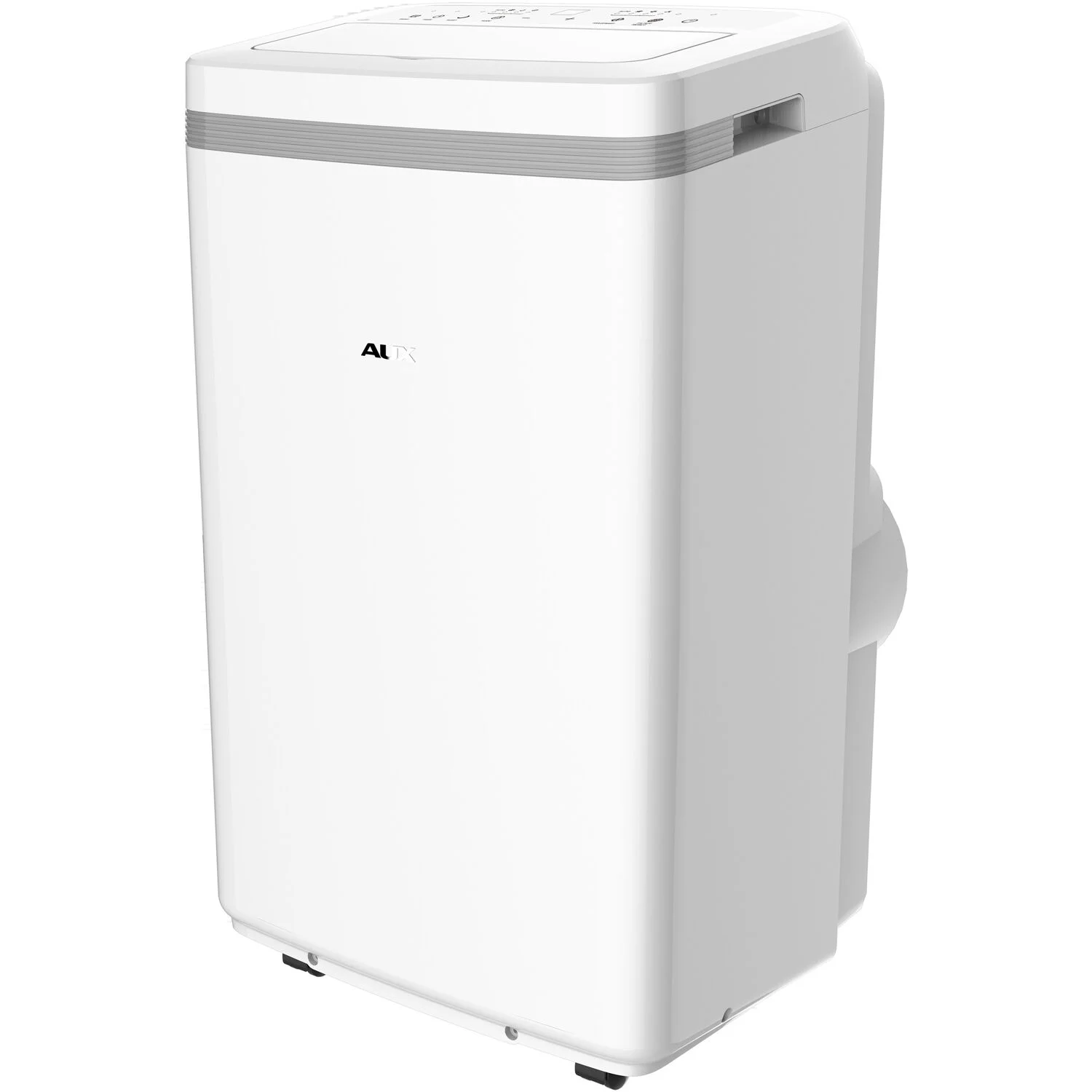 AuxAC 8,000 BTU Portable Air Conditioner with Dehumidification Mode. 3 Operating modes with remote control, white.