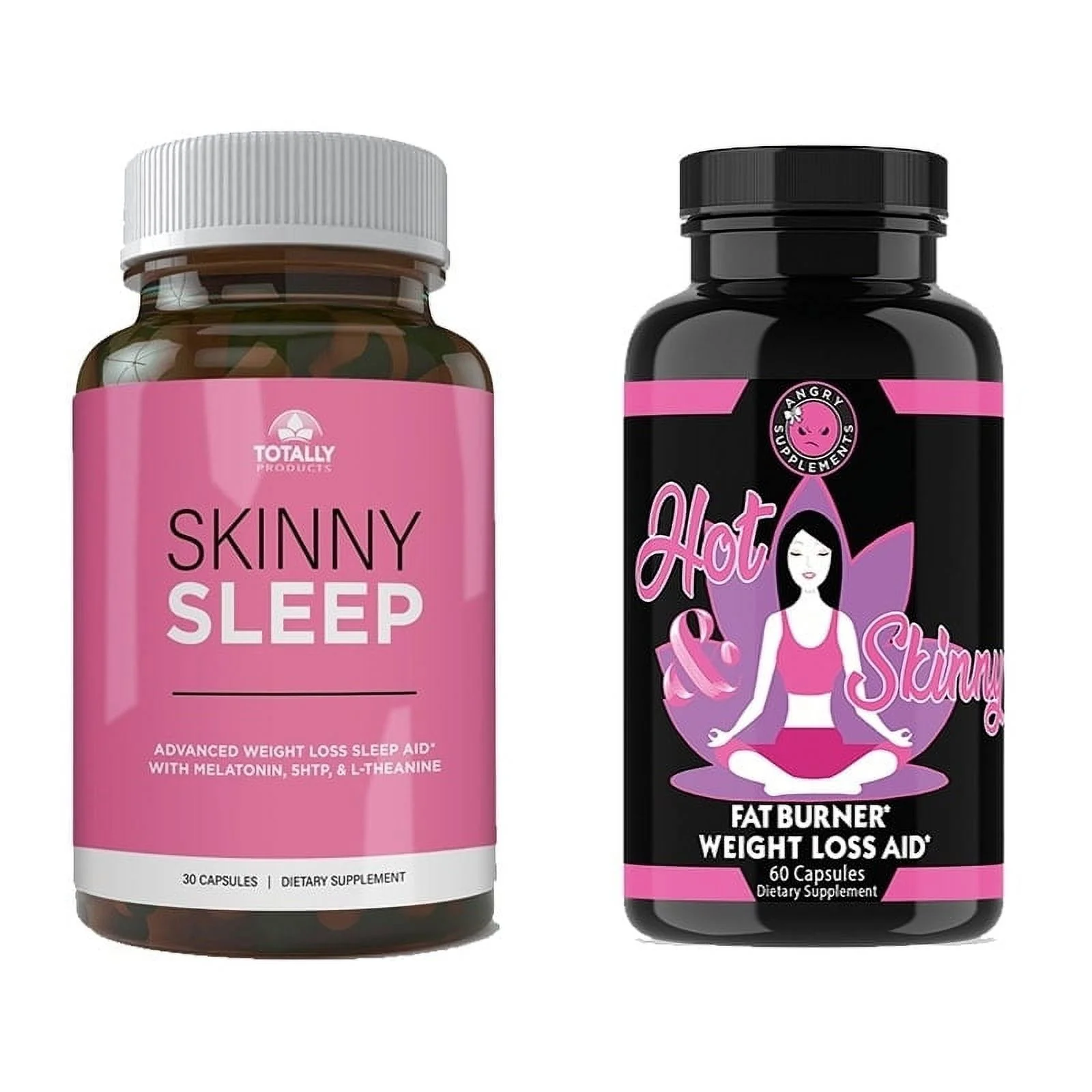 Totally Products Skinny Sleep and Hot & Skinny weight loss Combo Pack 2 Sets