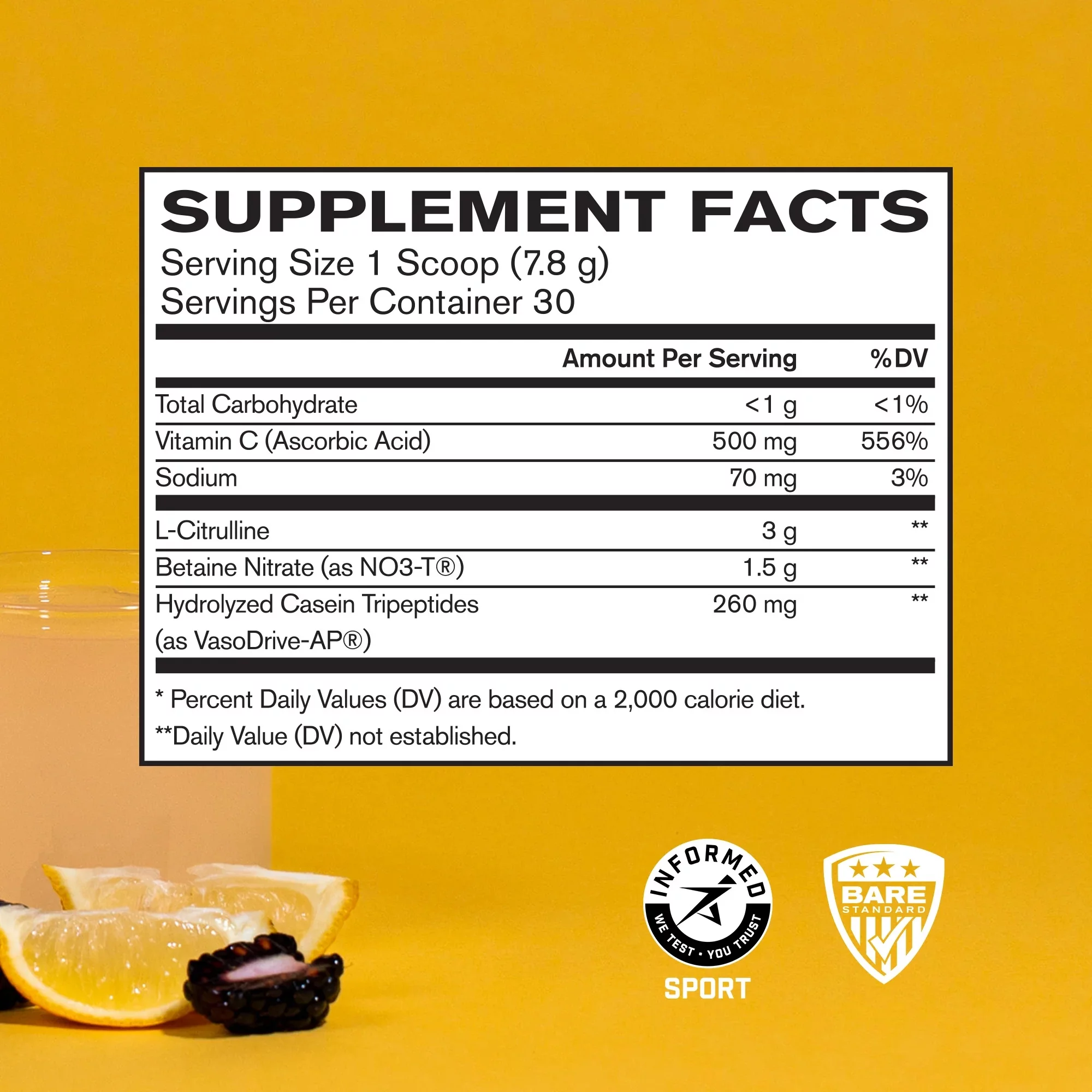 Bare Performance Nutrition, BPN Endo Pump Pre-Workout Muscle Pump Enhancer, Sour Watermelon, 30 Servings