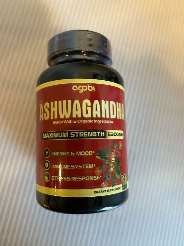 2 Pack High Concentrated Ashwagandha Capsules 5in1 Formula - 120 Count BB 7/2023
