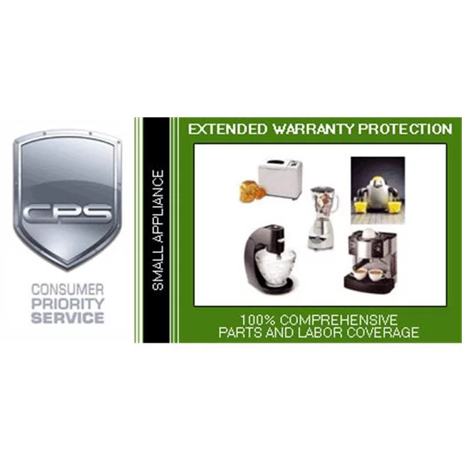 Consumer Priority Service SMAP4-5000 4 Year Small Appliance under $5 000.00