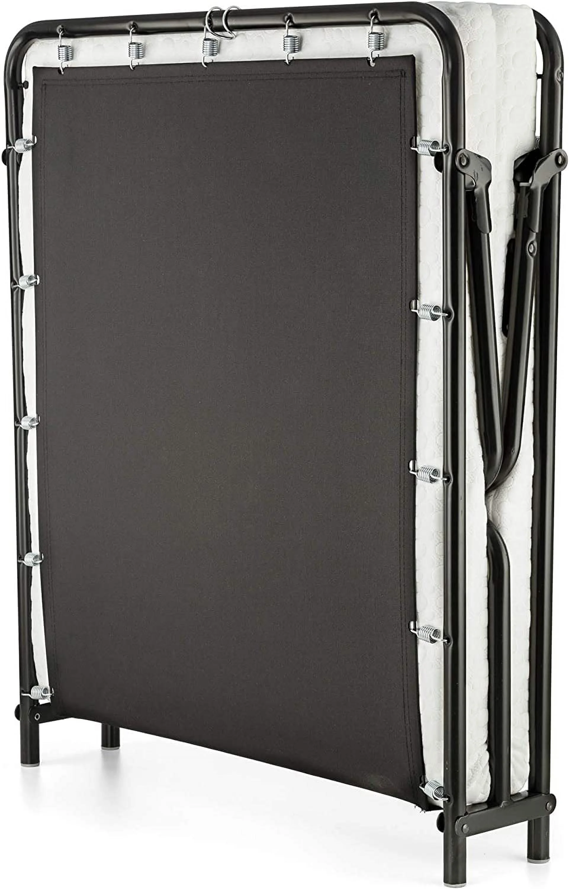 Guest Folding Bed Cot - with Memory Foam Mattress Compact, Portable & Lightweight Folding Bed Frame with Thick Memory Foam Mattress for Spare Bedroom & Office (31 inch)