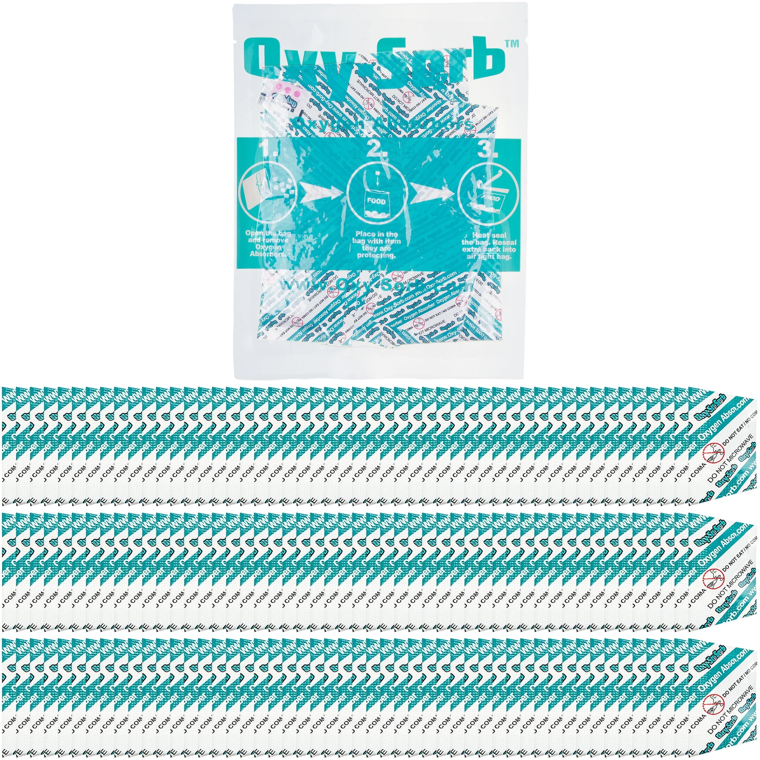 Oxygen Absorbers 20cc-1200pk | Use Gas Flushing/Vacuum Packaging