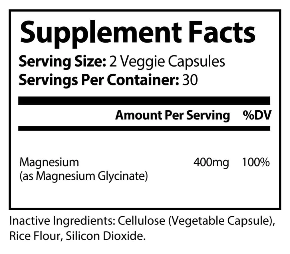 SIMMER DOWN - Magnesium Glycinate