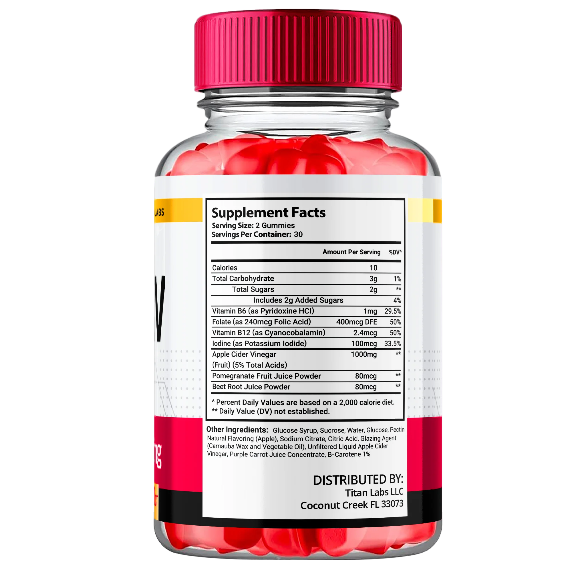 Slimspark Active Keto ACV Gummies - Apple Cider Vinegar Supplement for Energy and Focus - Slim Spark Active Multivitamin Supplement Gummies for Ketosis with Folic Acid (60 Gummies)