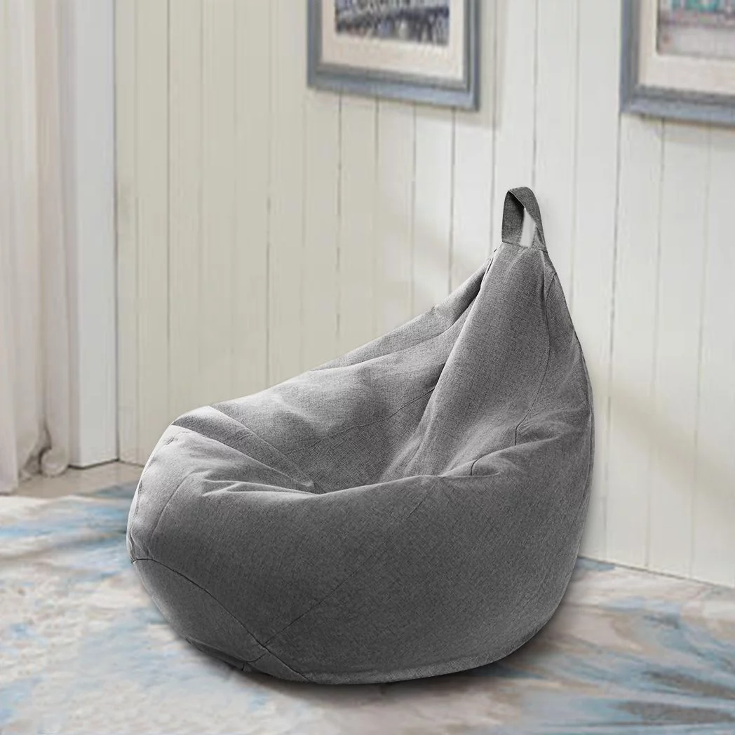 Organizing Toys Soft Comfy Seat Sofa Couch Cover without Filling Lazy Lounger Snugly Gamer Chair Large Bean Bag Chair Sofa Cover PURPLE S (70X80 CM)