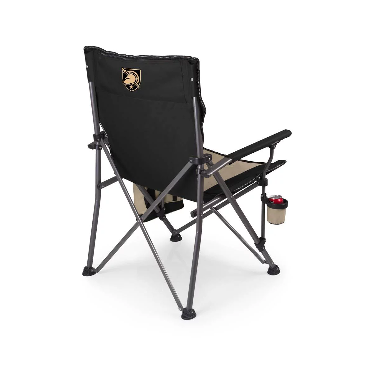 Army Team Sports Black Knights XL Camp Chair with Cooler