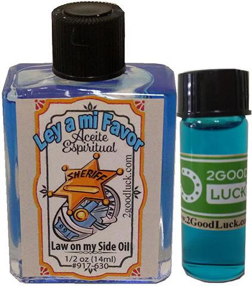 Law on my Side Spiritual Oil With 1 Dram Perfume Set / Aceite Ley a mi Favor