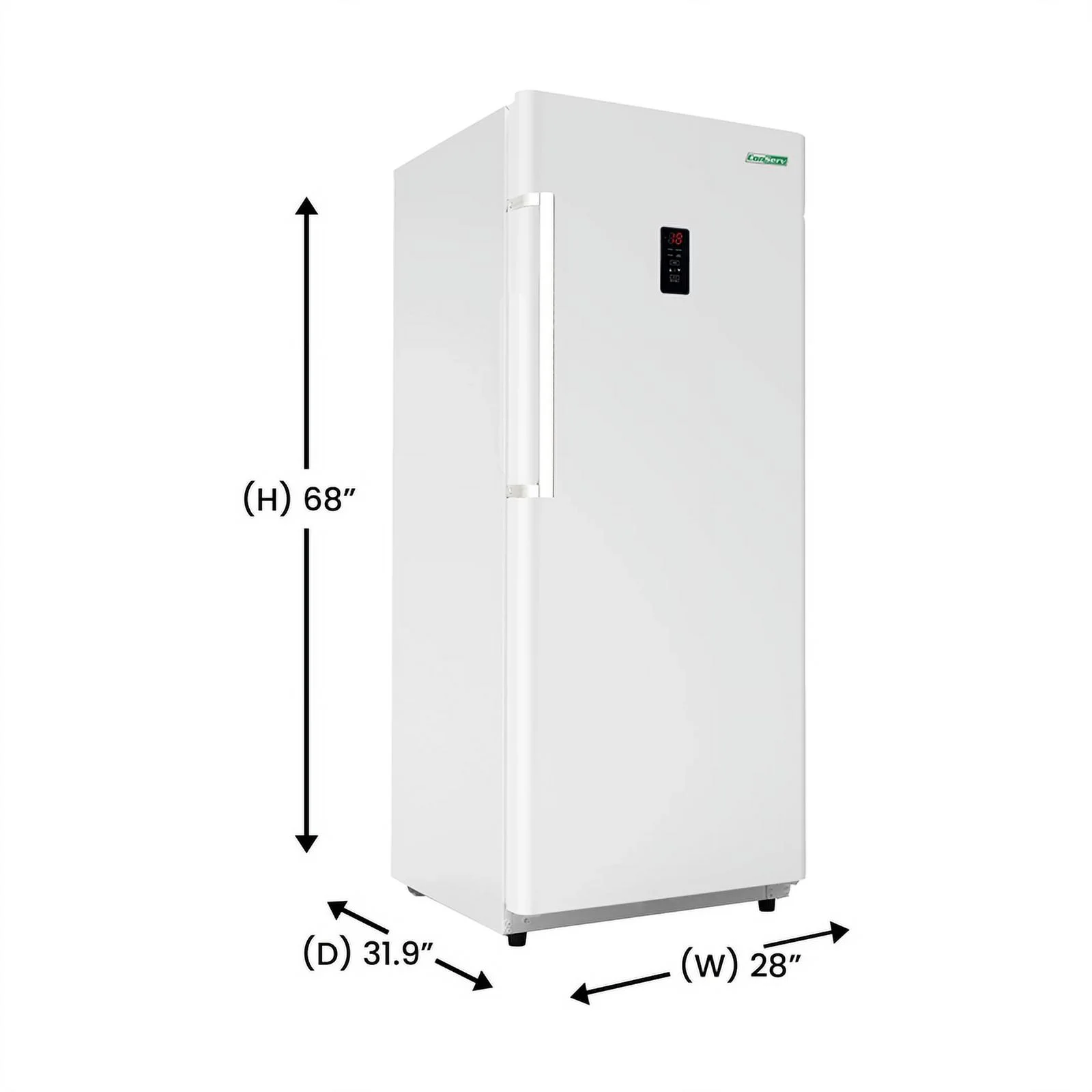 Conserv 17 cu.ft. Convertible Upright Freezer/Refrigerator Garage Ready in white