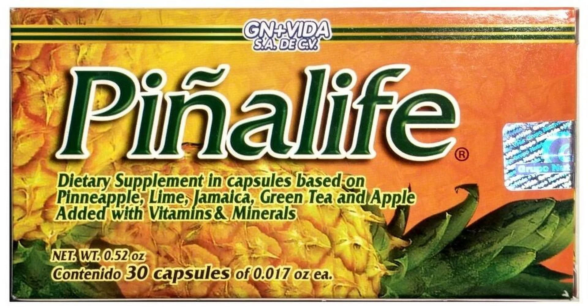 100% Original Pinalife Capsules 30 Count