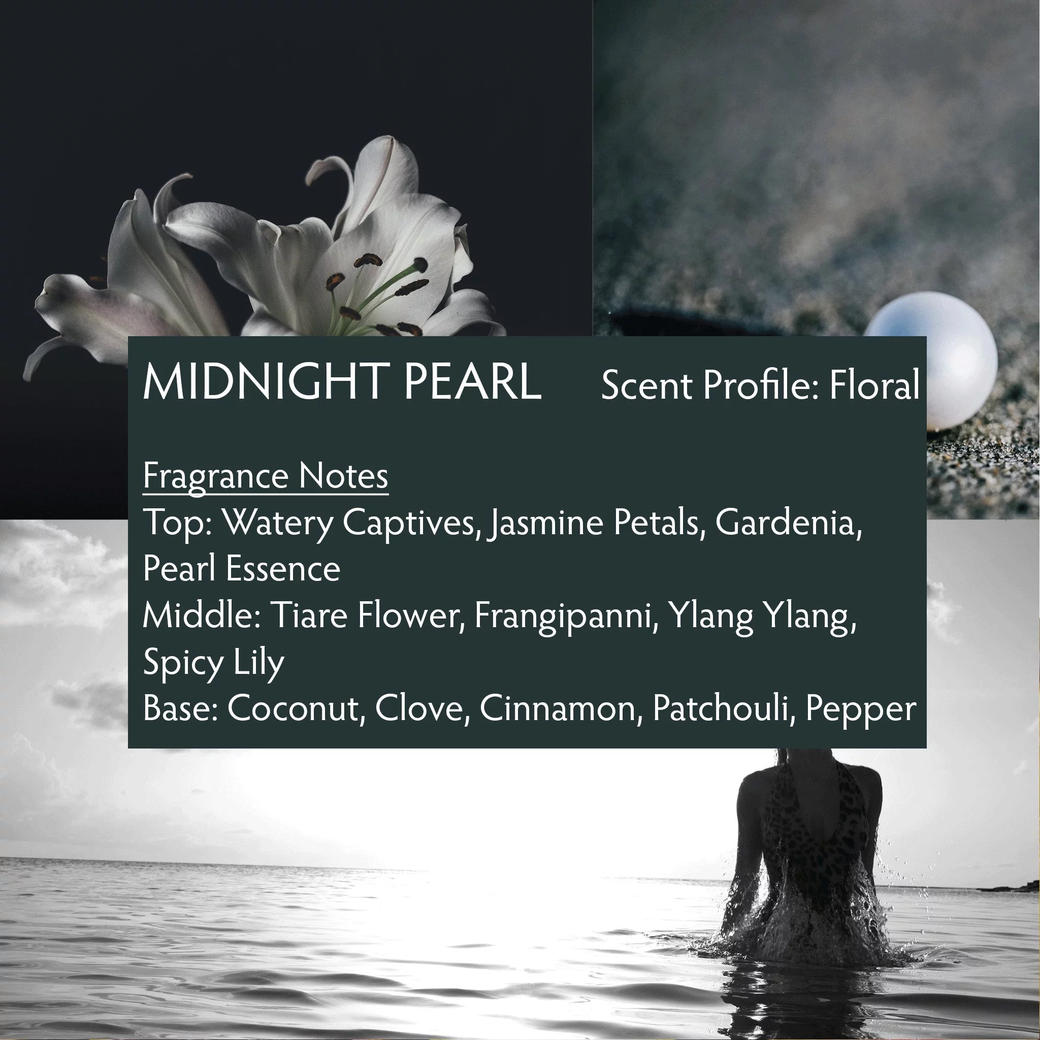 MIDNIGHT PEARL Perfume, Eau de Parfum Spray 1.0 fl oz