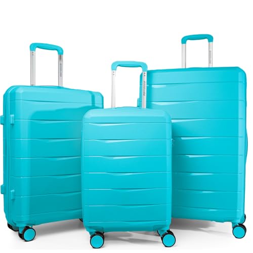 20-Inch Carry-on Luggage with Spinner Wheels and TSA Lock, Airline Approved Lightweight Hardside Suitcase for Travel, Hardshell Suit Case, 20