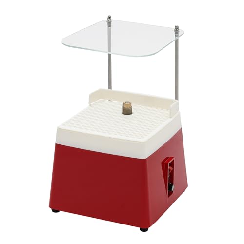 Portable Stained Glass Grinder with Shield, 4200RPM Mini Art Grinding Tool Glass Grinders with MCBL58 Grinding Wheel 110V 65W