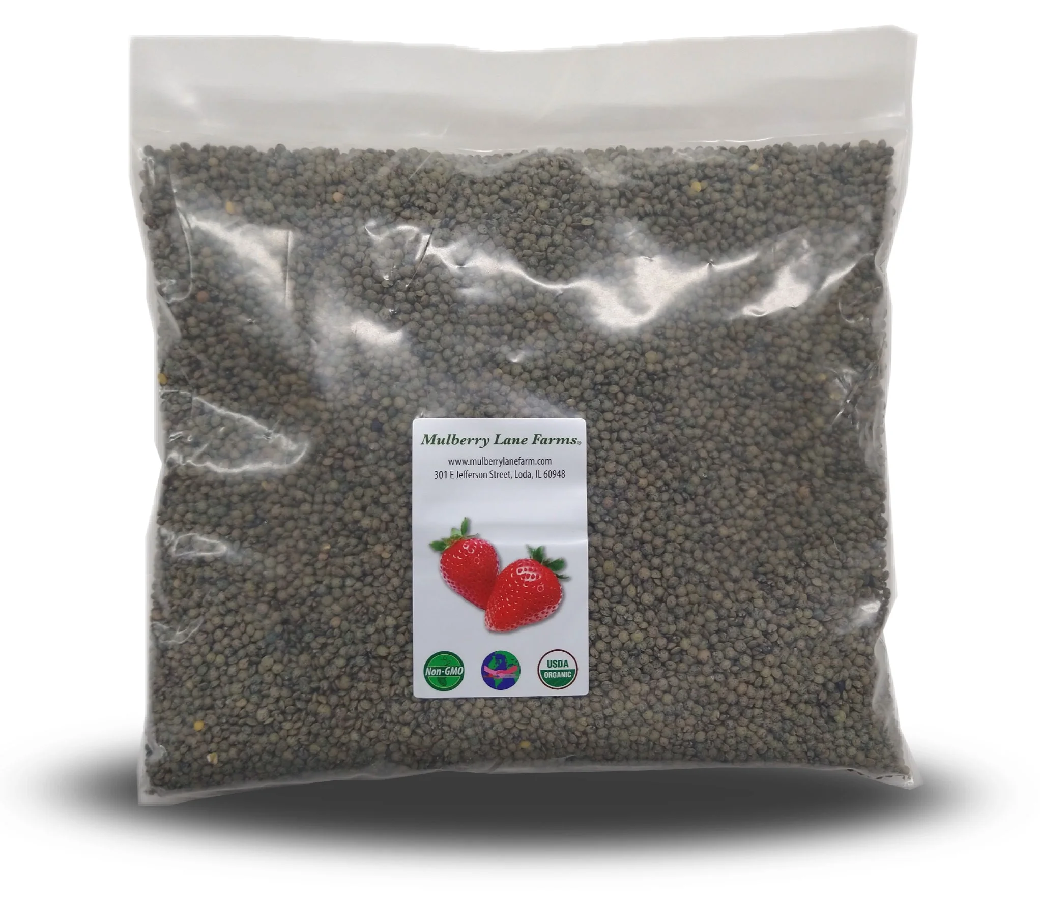 French Green Lentils 10 lbs (Ten Pounds) USDA Certified Organic, Non-GMO, Bulk by Mulberry Lane Farms
