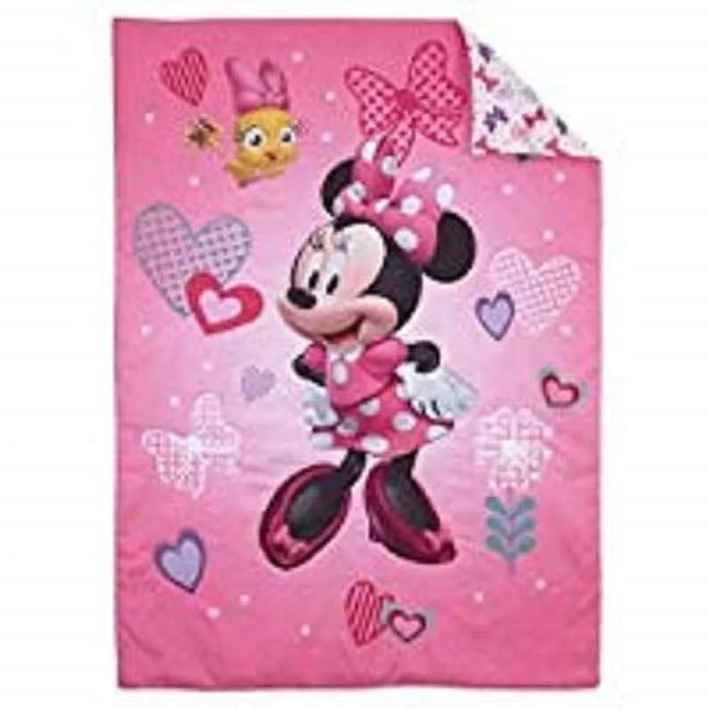 Disney Minnie Mouse 4-Piece Toddler Bedding Set