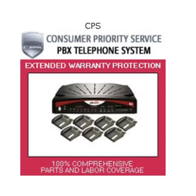Consumer Priority Service PBX+4-3-3000 3 Year PBX Telephone System + 4 under $3 000.00
