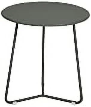 HJNIUNIU - Cocotte Occasional Table - Modern Steel Side Table for Playful Living Spaces - Lightweight & Moveable - H 13.5in - Anthracite