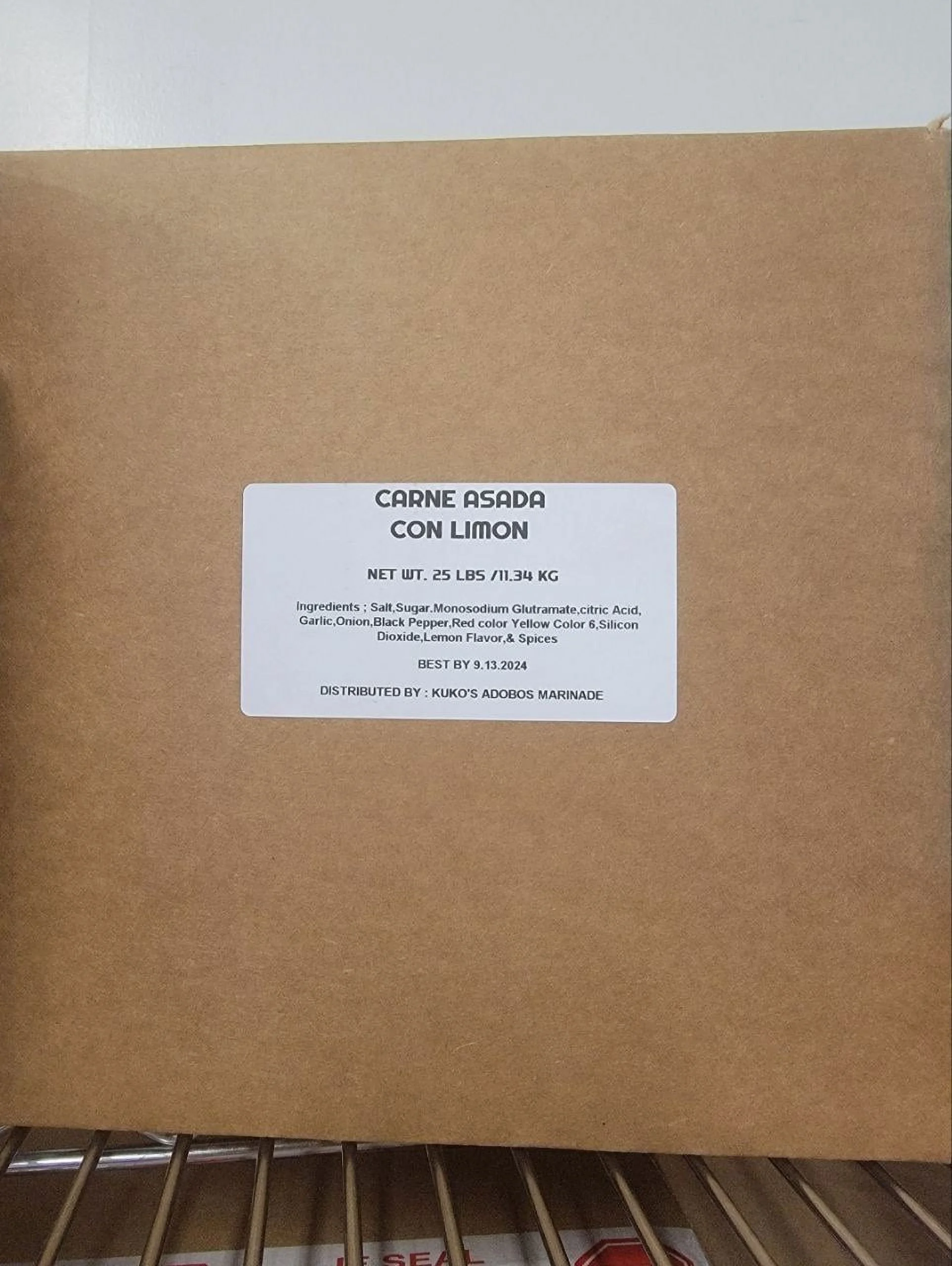 Carne Asada con Limon, lemon steak restaurant commercial grade bulk 25 lbs