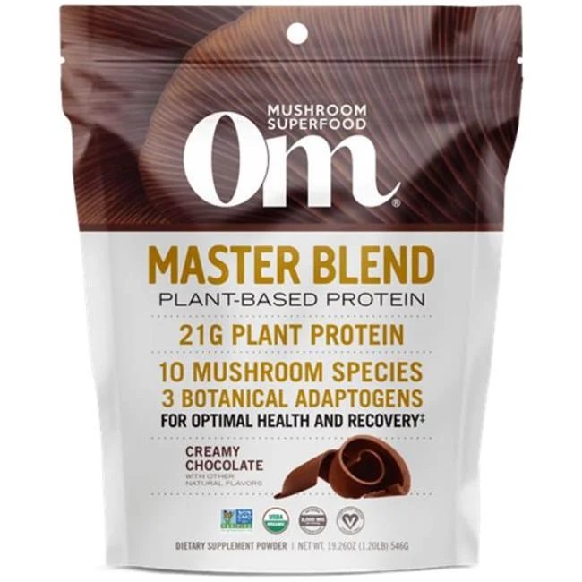Om - Master Blend Plant-Based Protein Powder Creamy Chocolate - 19.26 oz.