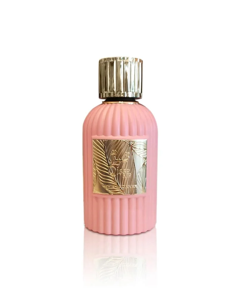 Paris Corner Qissa Pink Perfume EDP 3.4Fl Oz with 8ml L'Fumes Roll-On Layering Perfume Oil UNISEX - EDP and Oil Combo