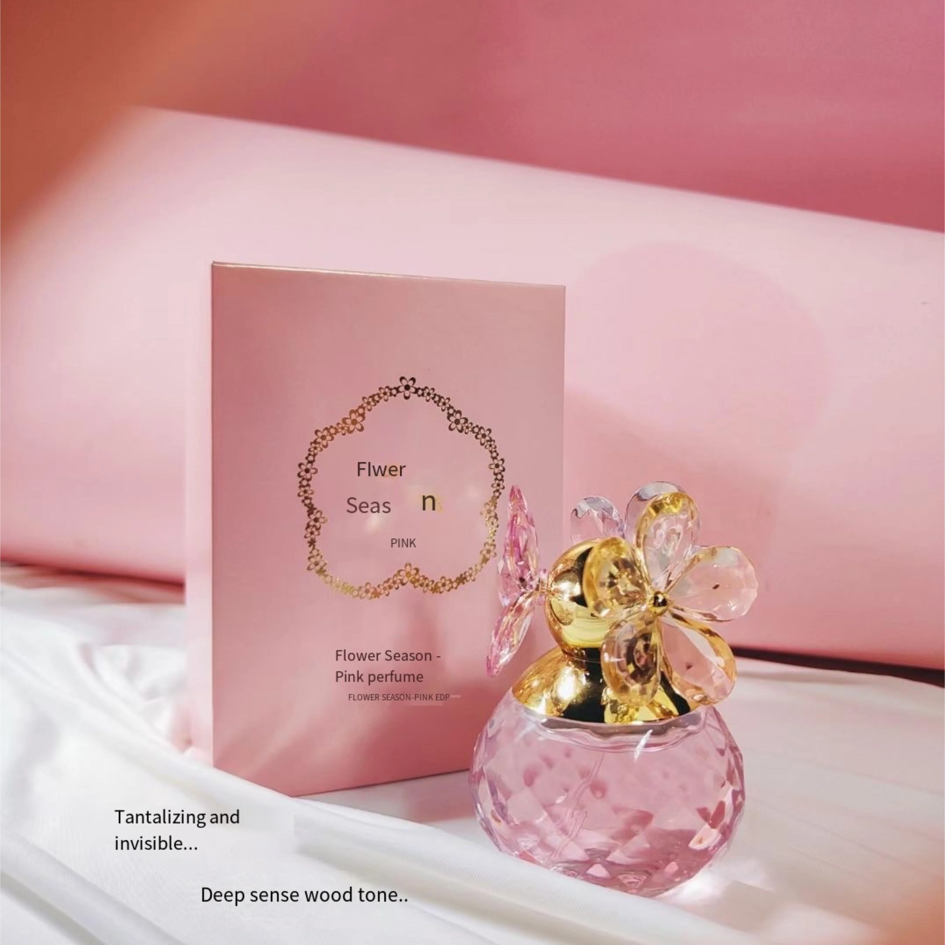 Elegant Floral Eau De Toilette Spray For Women, Long Lasting Romantic Floral Scent, Rose Citrus Perfume 50ML