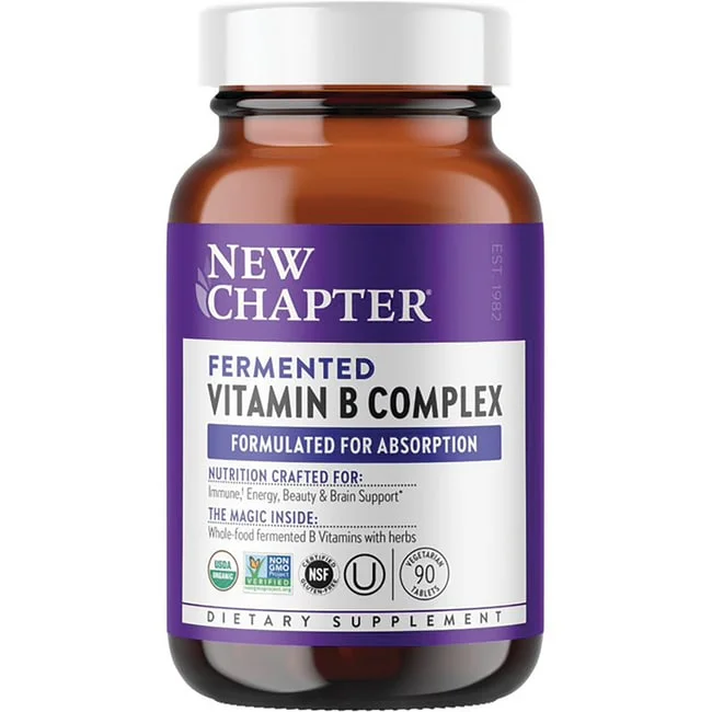 New Chapter Fermented Coenzyme B Complex - 90 Vegan Tablets