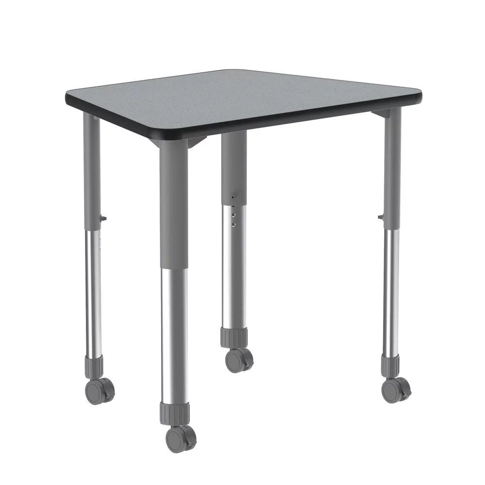 Correll Inc. Commercial Lamiante Top Collaborative Desk with Casters, 33x23