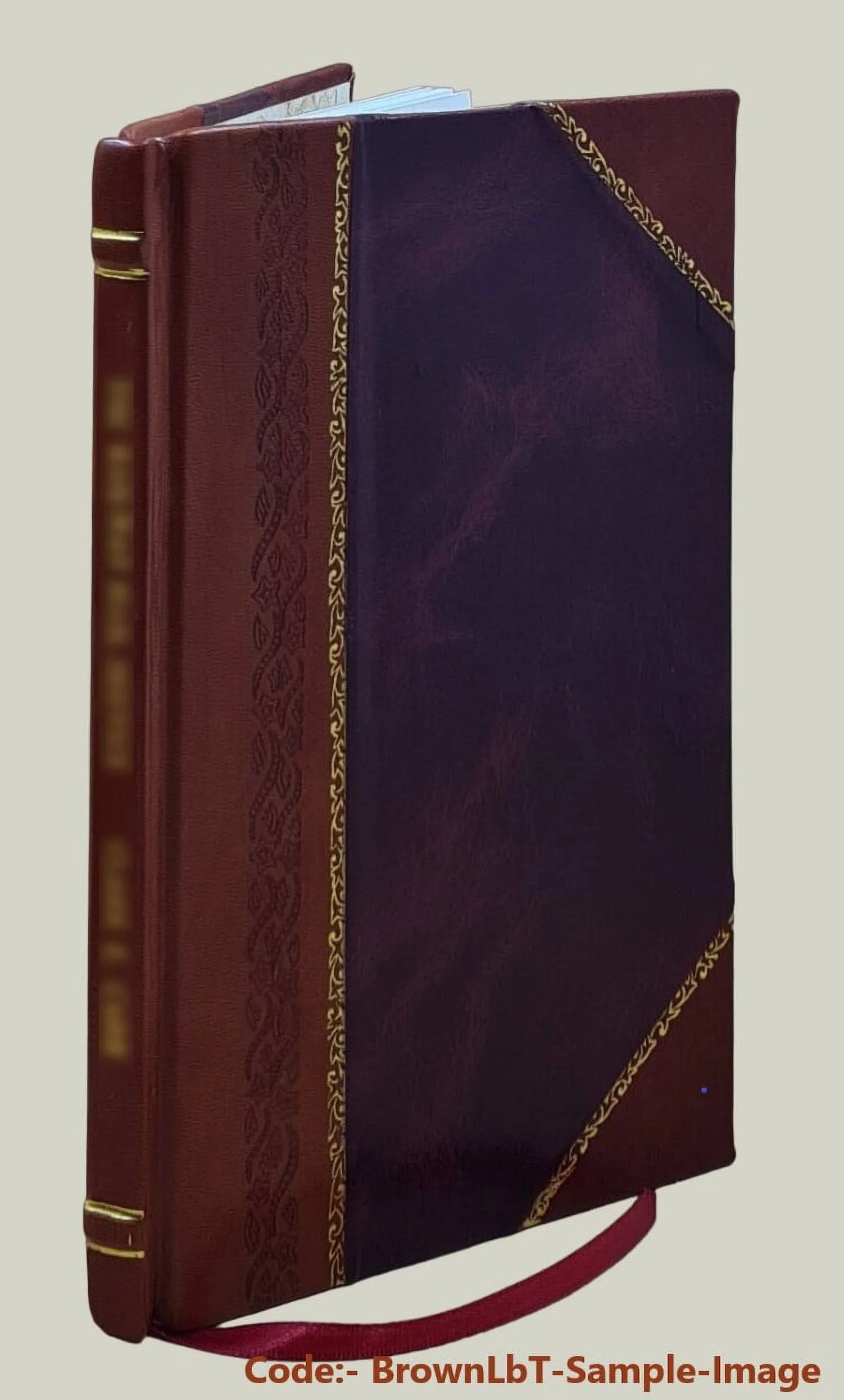 Catalogue of coins and medals from the cabinets of Alfred S. Robinson, stock and gold broker, Marble Block, Hartfortd, Conn., to be sold at auction by Bangs, Merwin [Leather Bound]