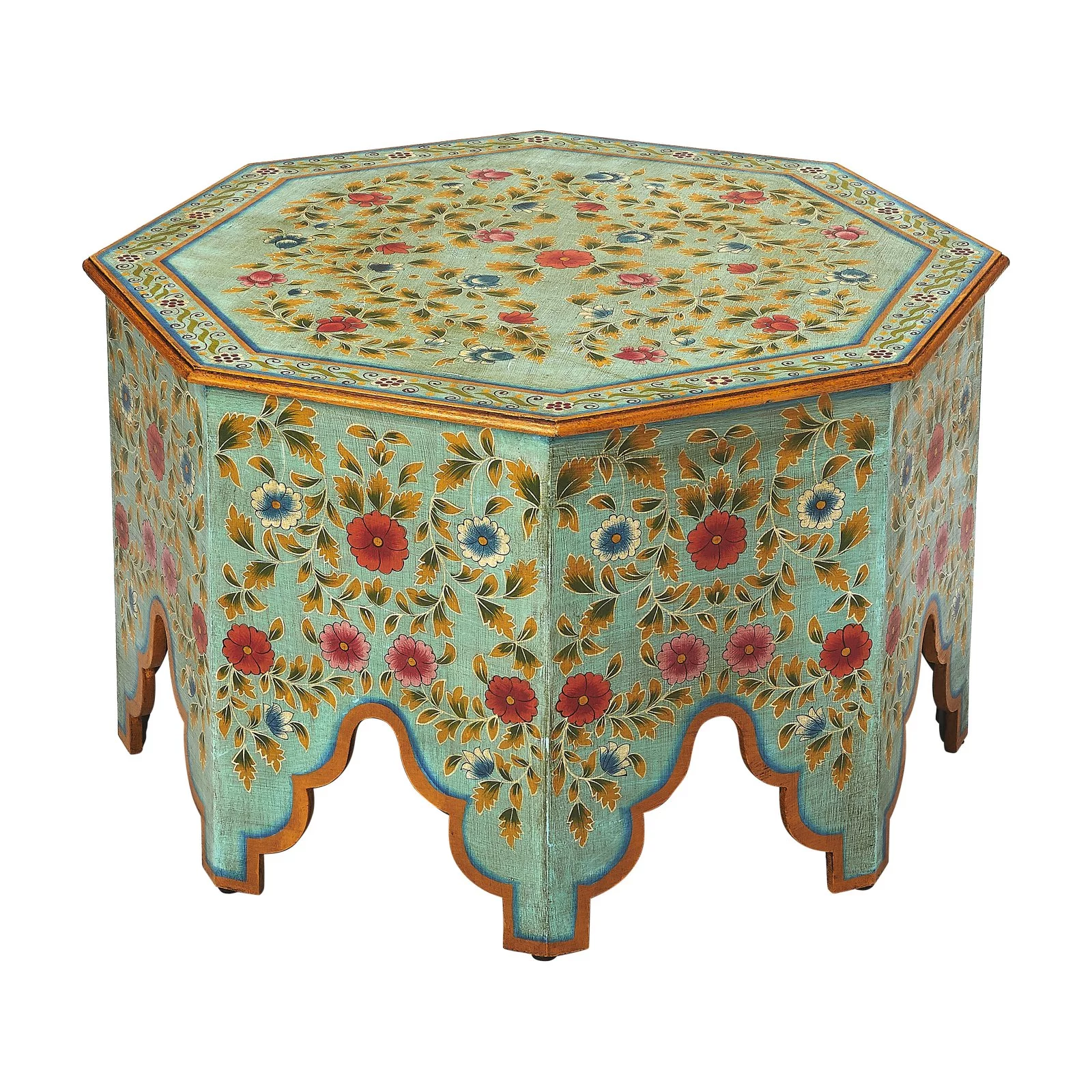 Butler Specialty Priya Hand Painted Coffee Table in Espresso