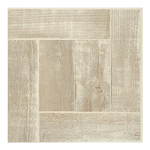 Tivoli Self Adhesive Vinyl Floor Tiles, 45 Tiles - 12