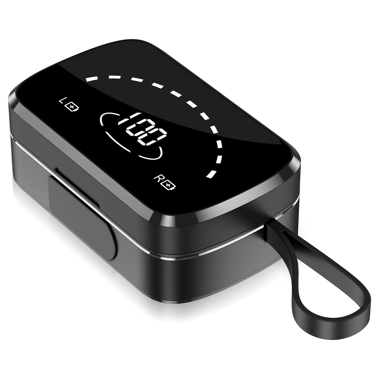 K2 Wireless Earbuds Bluetooth Sport Headphones Premium Fidelity Sound Quality Charging Case Digital LED Intelligence Display Earphones Built-in Mic Headset for Realme GT Neo Flash