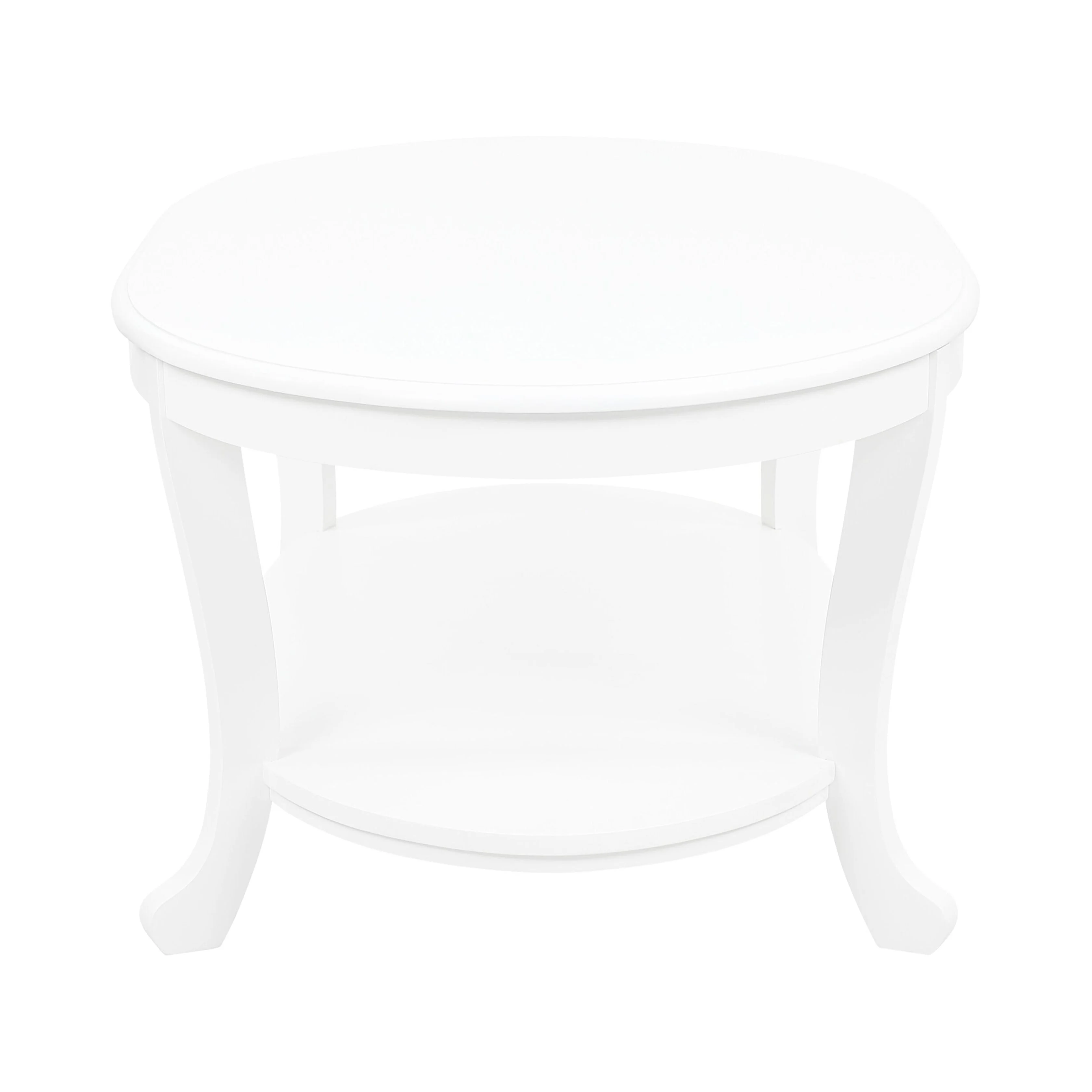 Linon Modena Rusitc White Wood Coffee Table