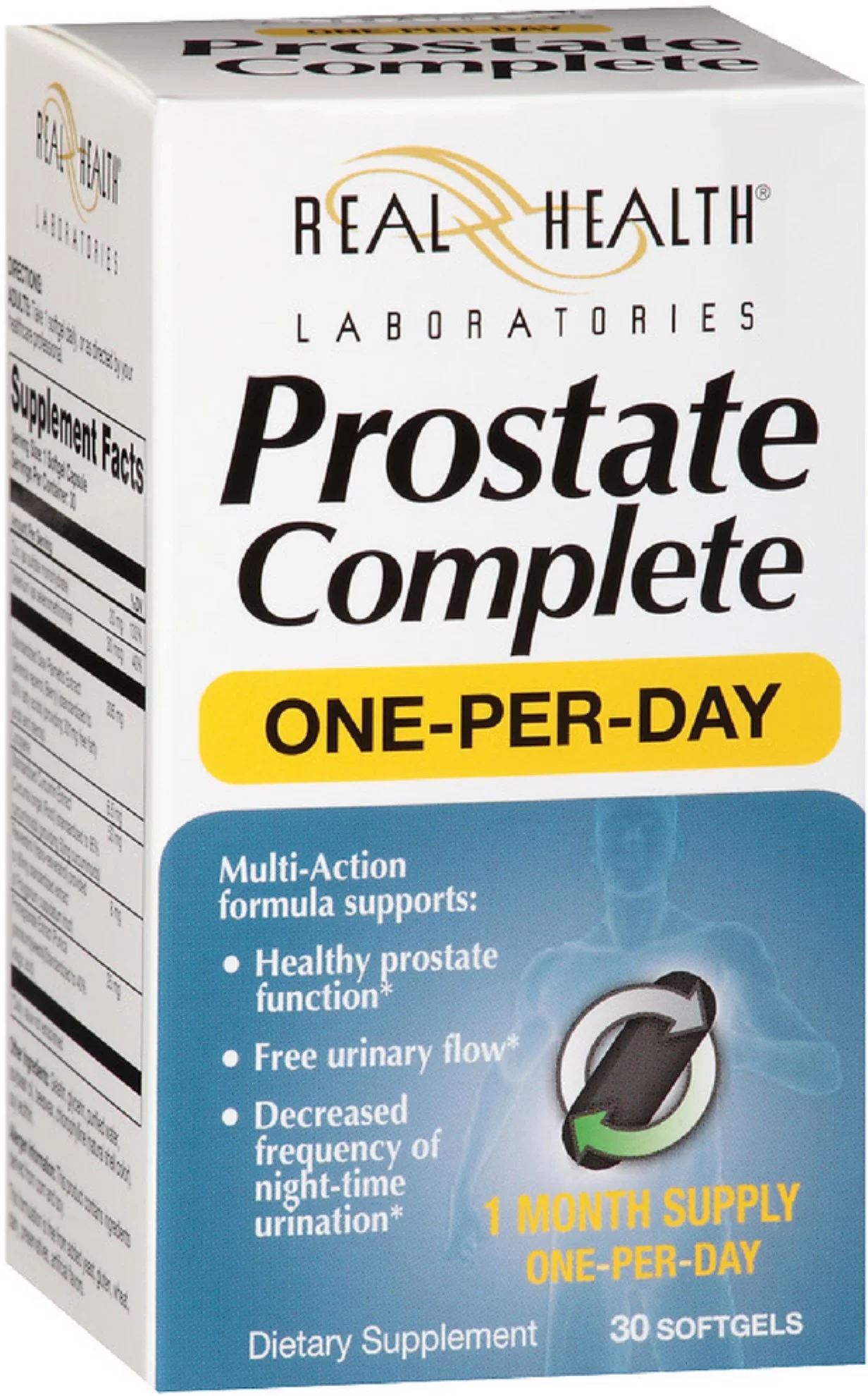 Real Health Laboratories Prostate Complete One-Per-Day Softgels 30 ea (Pack of 3)