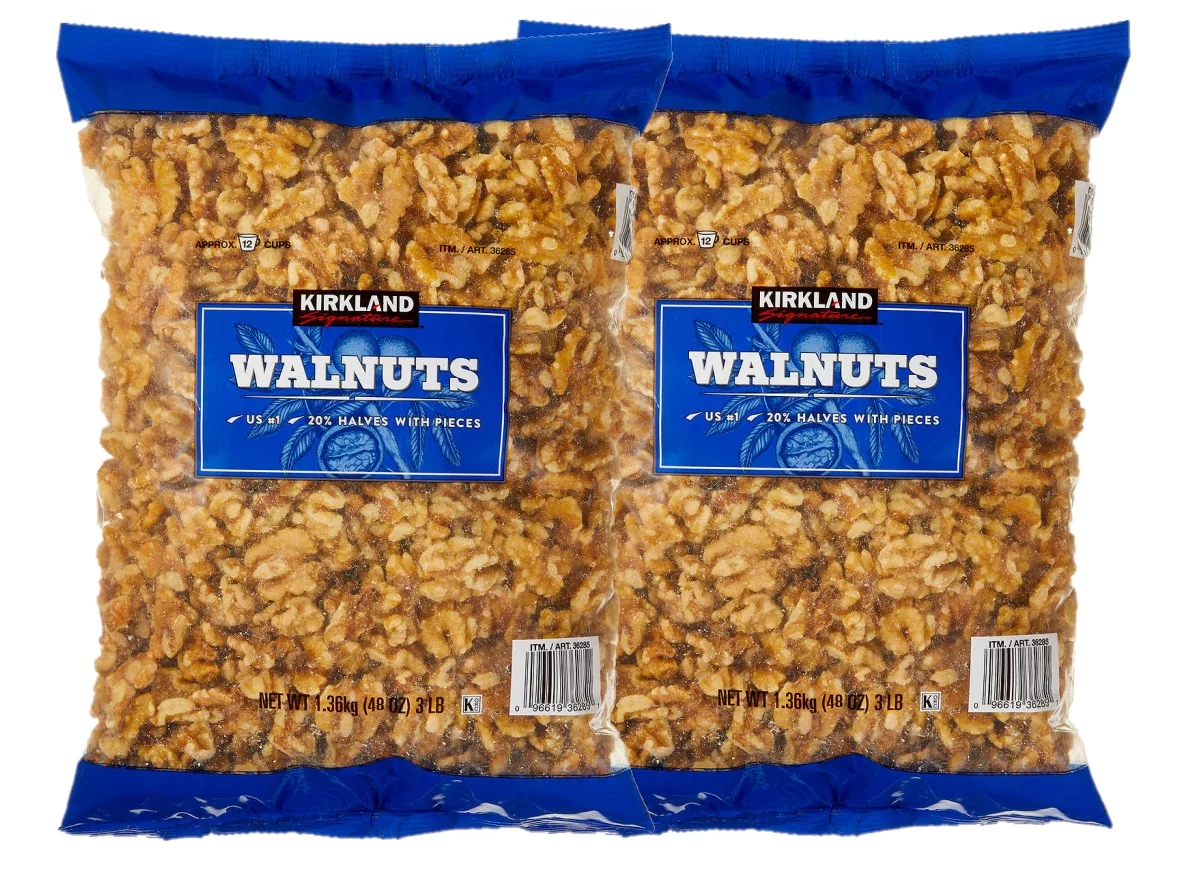 2 Pack | Kirkland Signature Walnuts, Baking Nuts, 3 lbs