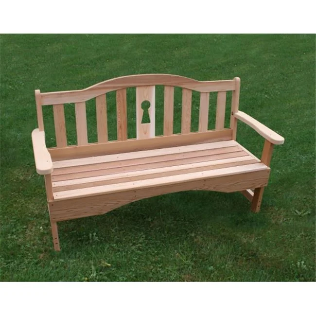 2 ft. Cedar Keyway Garden Bench