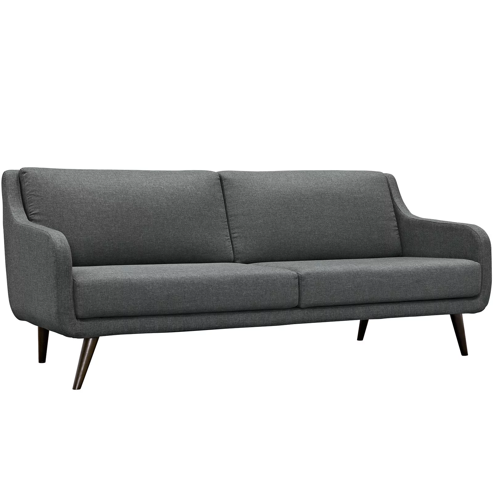 Modern Contemporary Urban Design Living Lounge Room Sofa, Grey Gray, Fabric
