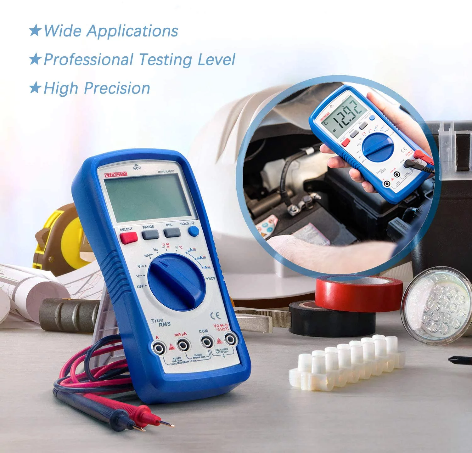 Etekcity Auto-Ranging TRMS 6000 Counts New Digital Multimeter