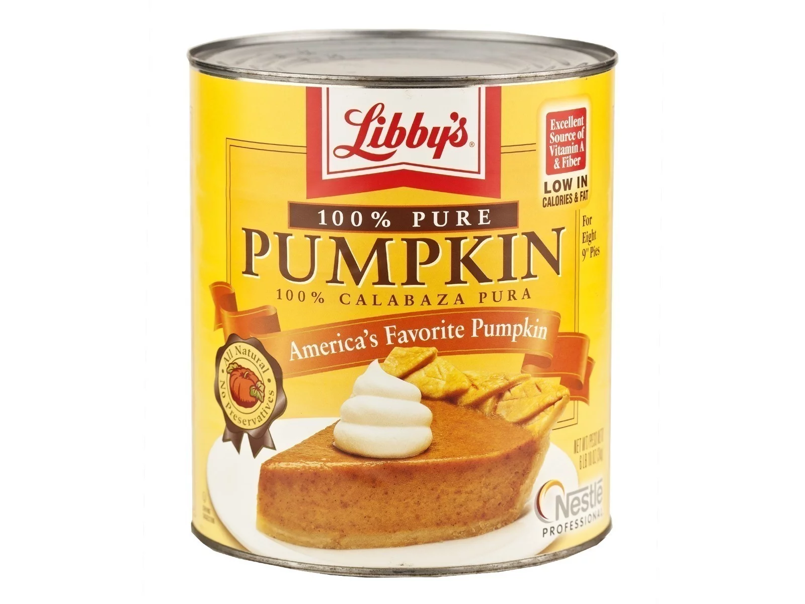 Libby's 100% Pure Pumpkin Pie Filling, 2-Pack Makes 8- 9