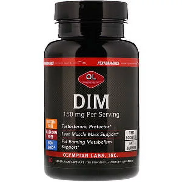 Olympian Labs Inc., Performance Sports Nutrition, DIM, 150 mg, 30 Vegetarian Capsules (Pack of 3)